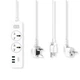 Сетевой удлинитель XO 3USB/2 OUTLET/10A (WL04) белый - изображение 2