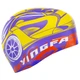 Шапочка для плавания детская силиконовая Yingfa Junior 0012-1 Blue-Yellow-Red - изображение 3
