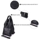 Женский шоппер 2 в 1 из натуральной кожи GRANDE PELLE Bag 22881 Черный - изображение 4