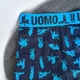 Мужские трусы боксеры натуральный коттон 2700 LuAMaMA Book Of Love, Синие 3XL - изображение 3