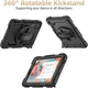 Чохол Rugged 3 Layers броньований протиударний з захистом M8 TB-8506 8505 8705 Чорний - изображение 3