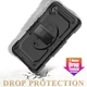 Чохол Rugged 3 Layers броньований протиударний з захистом M8 TB-8506 8505 8705 Чорний - изображение 7
