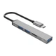 USB-хаб Orico AH-12F-GY-BP USB Type-C 3-в-1 (CA913541) - зображення 1
