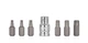 Набор насадок 7 предметов TORX Т25-Т55 Geko (G10039) - изображение 1