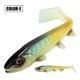Велика силіконова приманка Spinpoler BOMBSHAD, 14см/25гр, Color E (1 шт/уп) - изображение 1