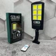 LED уличный автономный светильник на солнечных батареях с датчиком движения влагостойкий для двора и улиц - изображение 2