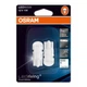 Комплект светодиодных ламп OSRAM 2880СW-BLI2 12V W2,1X9,5D 1W 6000K SET 2pcs. - изображение 1