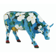 Коллекционная статуэтка Cow Parade корова голубая с цветами Cowalina Dogwood, Size L 30 х 9 х 20 см Нидерланды - изображение 1