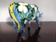 Коллекционная статуэтка Cow Parade корова голубая с цветами Cowalina Dogwood, Size L 30 х 9 х 20 см Нидерланды - изображение 8