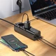 Підовжувач Hoco NS10 Wisdom 2-position PD67W (1USB-A/1C/2Socket) (2m) Black - зображення 4