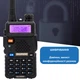 Дводіапазонна рація з ліхтариком Baofeng UV-5R (8 Вт) радіостанція - портативний трансівер VHF / UHF FM для полювання / туризму, 11х5.8 см, чорний "G" (103512035) - зображення 4
