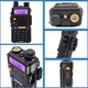 Дводіапазонна рація з ліхтариком Baofeng UV-5R (8 Вт) радіостанція - портативний трансівер VHF / UHF FM для полювання / туризму, 11х5.8 см, чорний "G" (103512035) - зображення 9
