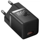 Блочок Baseus P10110902 GaN5 Fast Charger mini 30W 1Type-C у комплекті кабель Type-C to Type-C 1метр Cluster Black - зображення 4
