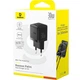 Сетевое зарядное устройство Baseus Palm Fast Charger 30W (1USB-C) (P10111605113-00) Cluster Черный - изображение 2