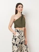 Футболка женская Zara 7563/665 L Хаки (07563066505047) - изображение 1