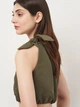 Футболка женская Zara 7563/665 L Хаки (07563066505047) - изображение 4