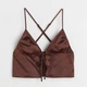 Топ H&M 42 коричневый 1041067139 - изображение 1
