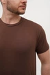 Футболка однотонная Trend Collection 616 коричневый (COFFEE, кол.122) M - изображение 7