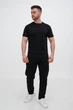 Футболка однотонная Trend Collection 616 черный (BLACK, кол.19) M - изображение 2