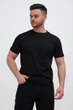 Футболка однотонная Trend Collection 616 черный (BLACK, кол.19) M - изображение 4