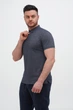 Футболка однотонна поло Trend Collection 33020 Темно-синій M - зображення 5