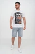 Футболка с принтом Trend Collection 5027 белый+принт 2XL - изображение 4