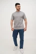 Футболка однотонная Trend Collection 001-1 светло-серый (GREY, кол.B5) 3XL - изображение 4