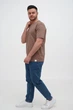 Футболка однотонная Trend Collection 001-1 Кэмел (CAMEL, кол.B6) M - изображение 5