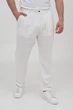 Штани льон KOR 1017 Білий (WHITE) XL - зображення 6