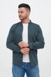 Сорочка джинсова стійка Trend Collection 18307-6 Темно-смарагдовий (PETROL) S - зображення 1