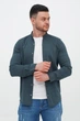 Сорочка джинсова стійка Trend Collection 18307-6 Темно-смарагдовий (PETROL) S - зображення 3