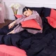 Комплект постельного белья MirSon Сатин Premium Sunset 0132+0055 143х210 (2200000687203) - изображение 4