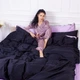 Комплект постельного белья Mirson King Size Сатин Premium 3820+0055 Lavanda 220х240 (2200001169722) - изображение 2
