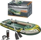 Надувний човен чотиримісний Intex 68351 Seahawk 4 Boat Set, 351х145х48 см, 3-х камерний (весла, ручний насос) (Intex_68351) - зображення 6