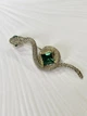 Брошка Mirshine Snake Gold/Green - изображение 1
