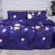 Комплект постельного белья MirSon Сатин 22-1282 Night Space Двуспальный (2200003585643) - изображение 1