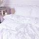 Комплект постельного белья MirSon Satin&nbsp;Stripe 30-0001&nbsp;White 200х220 Евро (2200005245682) - изображение 1