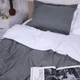 Комплект постельного белья MirSon Satin&nbsp;Stripe 30-0010&nbsp;+ 30-0001&nbsp;Widad 175х210 Двуспальный (2200005258293) - изображение 2