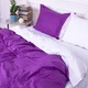 Комплект постельного белья MirSon Satin&nbsp;Stripe 30-0009&nbsp;+ 30-0001&nbsp;Belinda 143х210 Полуторный (2200005257869) - изображение 2