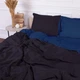Комплект постільної білизни MirSon Satin Stripe 30-0021 + 30-0020 Likana 143х210 Полуторний (2200005268261) - зображення 1
