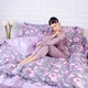 Комплект постельного белья MirSon Satin print Elit Aster 200х220 (2200005393857) - изображение 3