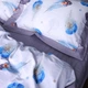 Комплект постельного белья MirSon Satin print Elit Azure Jay 200х220 (2200005394274) - изображение 4