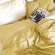 Комплект постельного белья MirSon Полуторный 143х210 Royal Soft Stripe 30-0003+30-0002 Bathild Сатин (2200008074388) - изображение 2