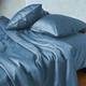 Комплект постельного белья MirSon Royal Soft King Size 220x240 см 0845 Blue Wave Сатин (2200008069476) - изображение 2