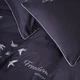 Комплект постельного белья MirSon евро 200x220 см 0240 Iron grey Freedom сатин Elit (2200008706739) - изображение 3