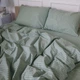 Комплект постельного белья Mirson Двуспальный 175х210 см Royal Soft Stripe 30-0031 Jesse Сатин (2200009298844) - изображение 1