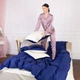 Комплект постельного белья MirSon Сатин Premium Morning sea 0001+4052 200х220 (2200000688682) - изображение 6