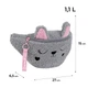 Сумка-бананка детская Kite Kids Sweety Cat 27x15x6.5 см Серая (K25-2577-1) - изображение 2