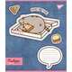Зошит шкільний Yes Pusheen. Snack time А5 12 аркушів коса лінія - изображение 1
