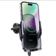 Держатель для телефона в воздуховод с беспроводной зарядкой HOCO CA202 Plus 15W - изображение 6